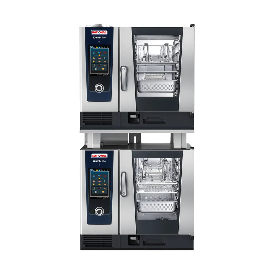 iCombi Pro Half Size Natural Gas Combi Oven Double Stack w/ 12 Pan Capacity - 120V, 1 PH - Quick Ship, AutoDose