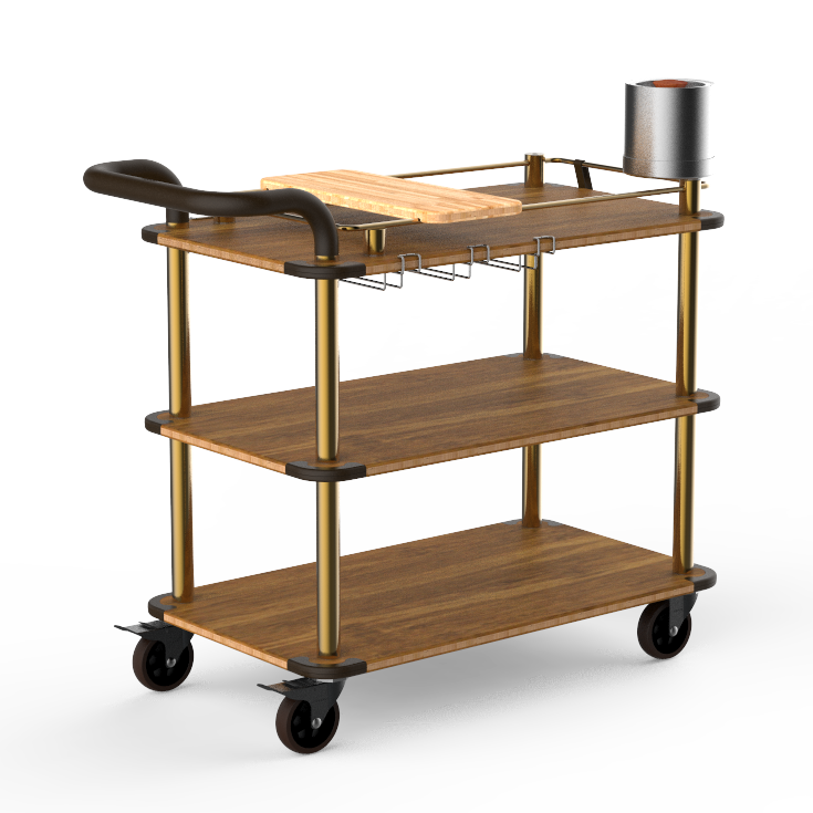 Mixology Cart L 41.5" W 21.0" Rollin