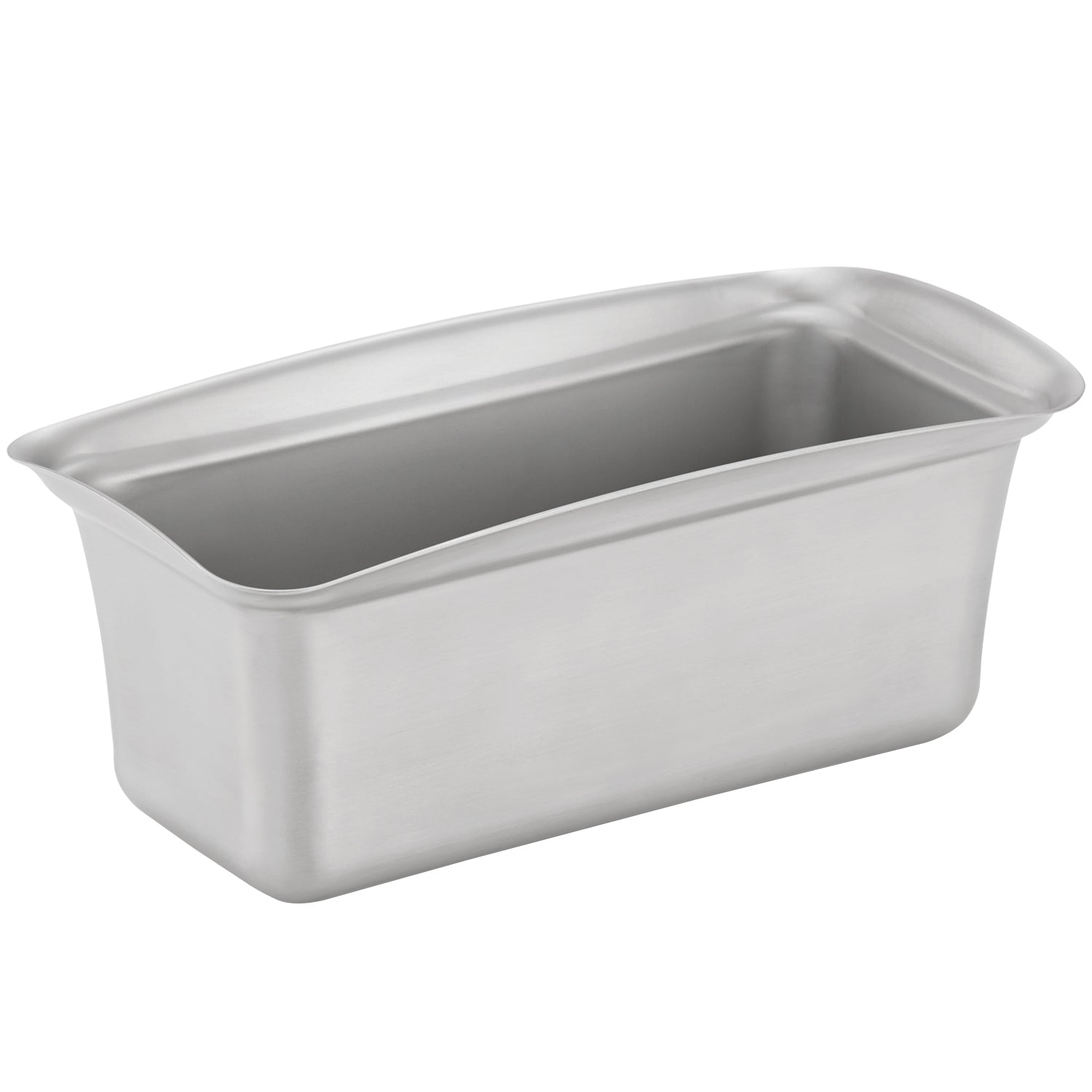 2.5-quart Miramar® contemporary stainless steel third-size food pan
