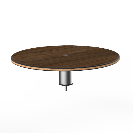 Round Low Display Shelf 24.0" Dia. Modular