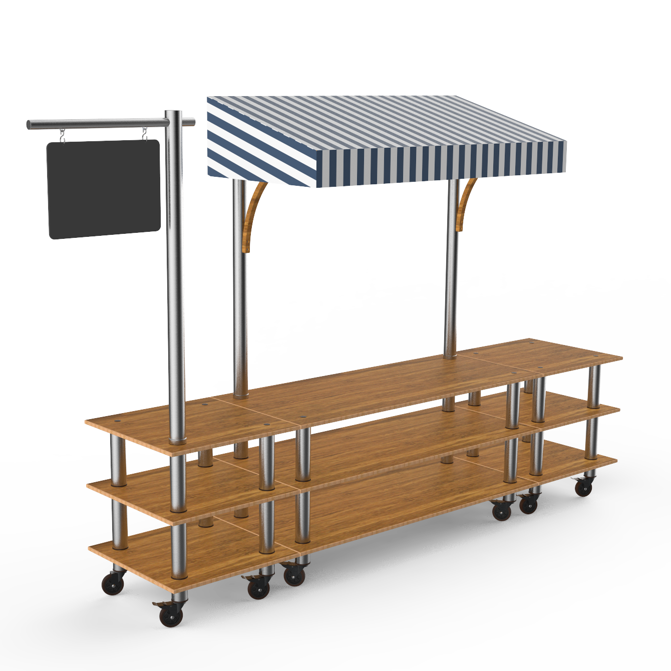 Bazaar Action Station L 130.0" W 33.0" Modular