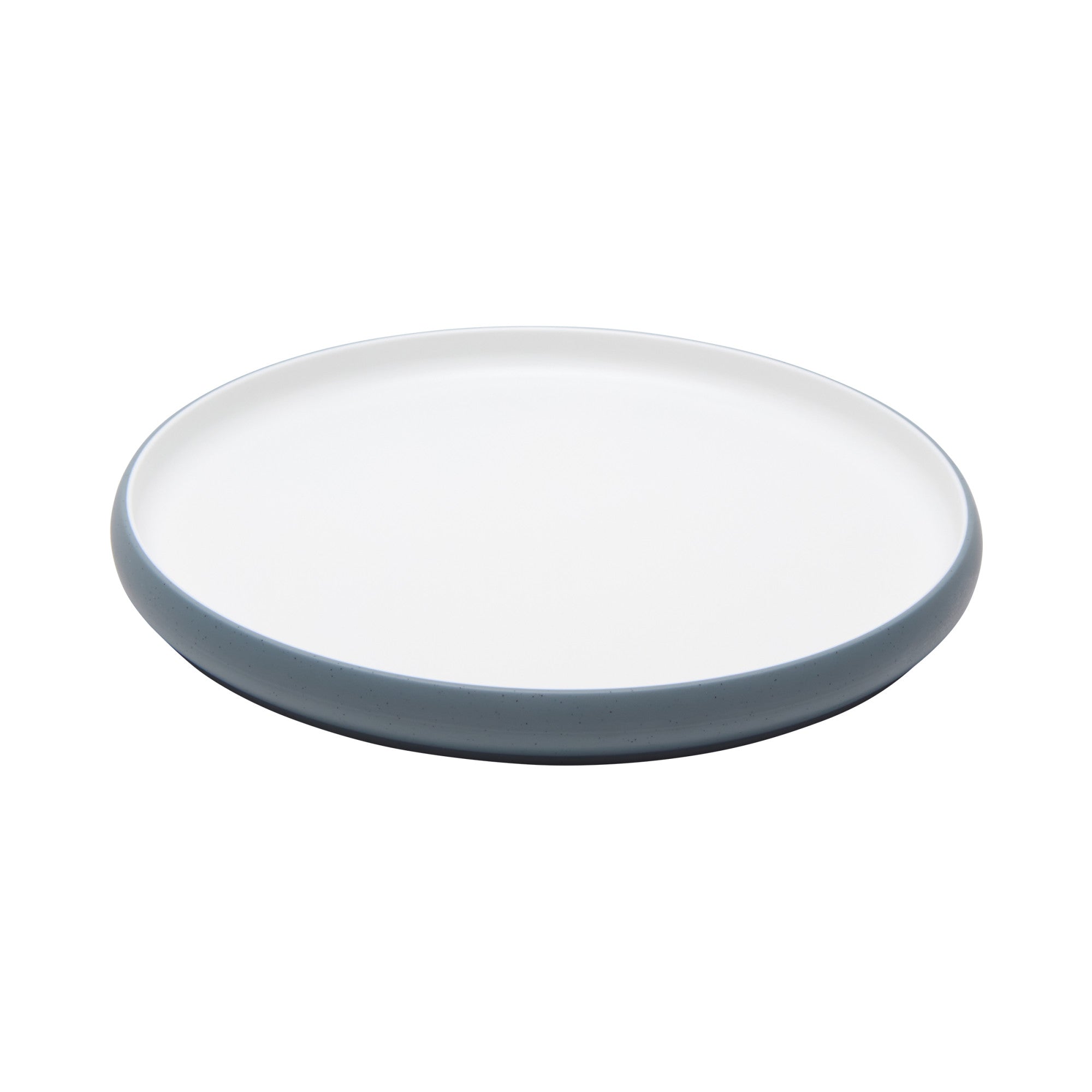 Cheforward Hatch 10.5" Round Melamine Plate, Touch of Honey/Bluejay