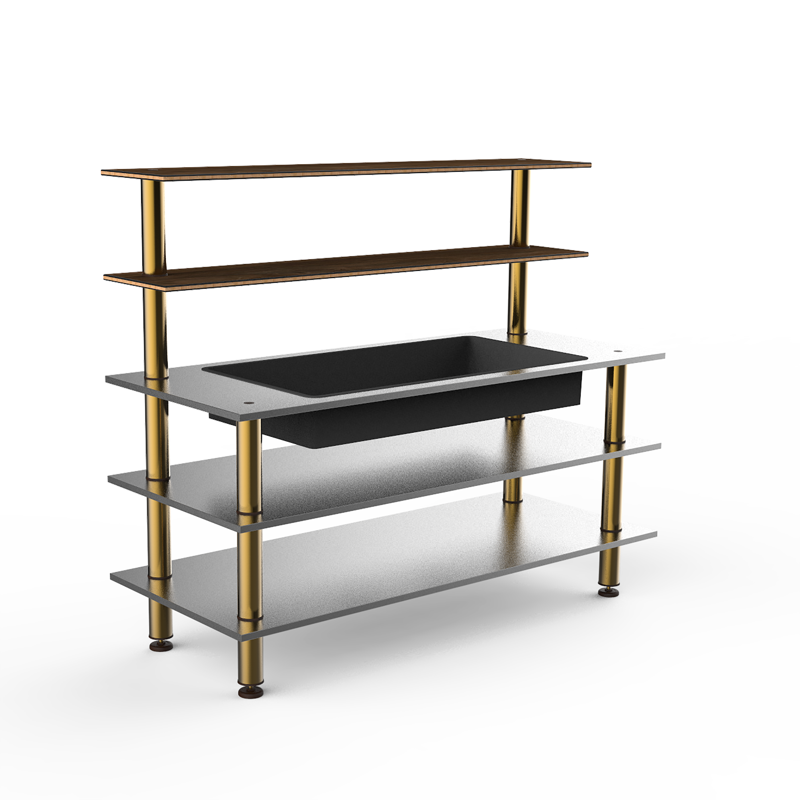 Pro Back Bar Station L 71.0" W 29.5" Modular