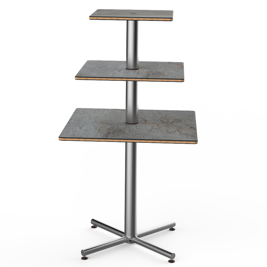 Square Display Table L 30.0" W 30.0" Polo