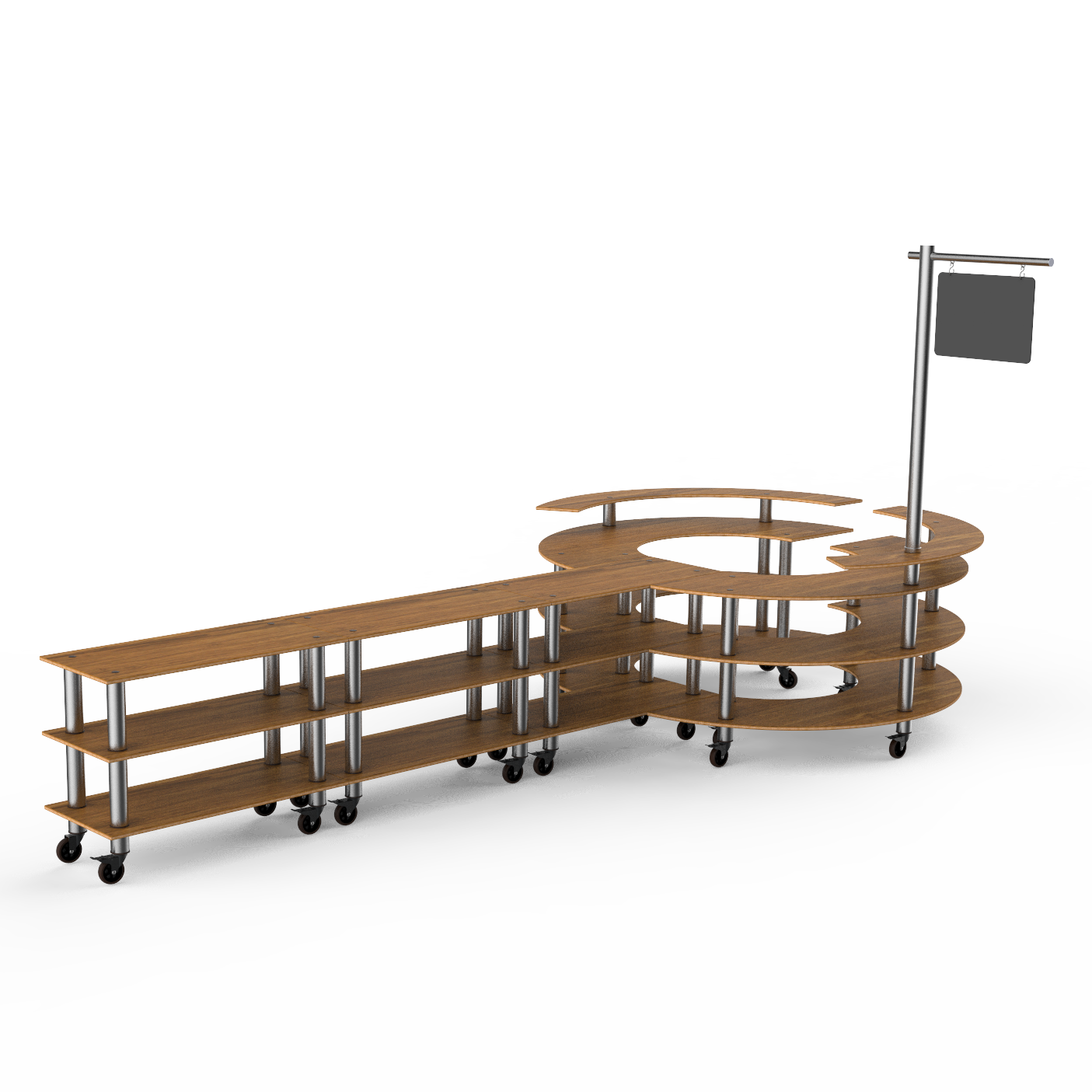 Creative Diy Station L 205.0" W 98.0" Modular