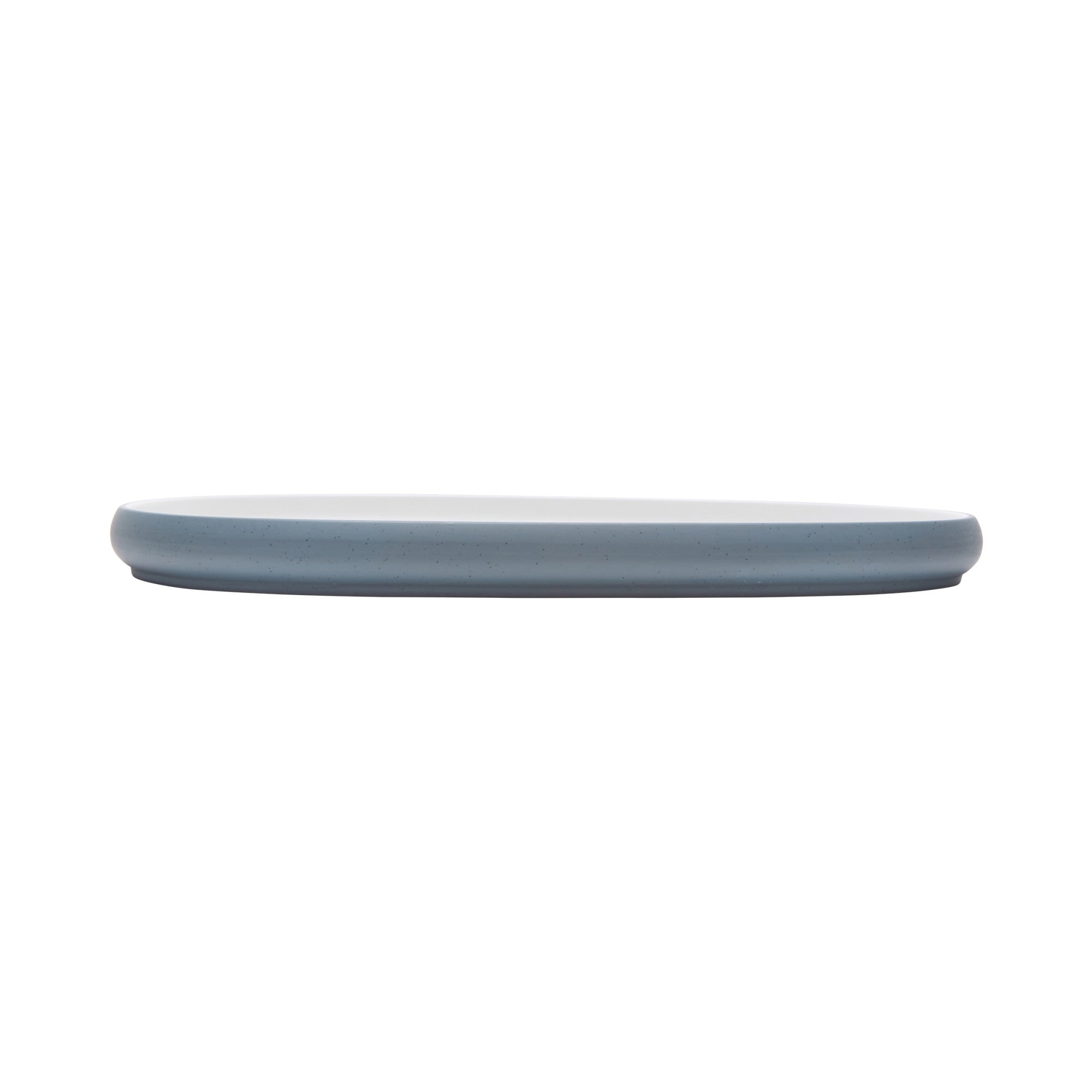Cheforward Hatch 12.7" Oblong Melamine Platter, Touch of Honey/Bluejay