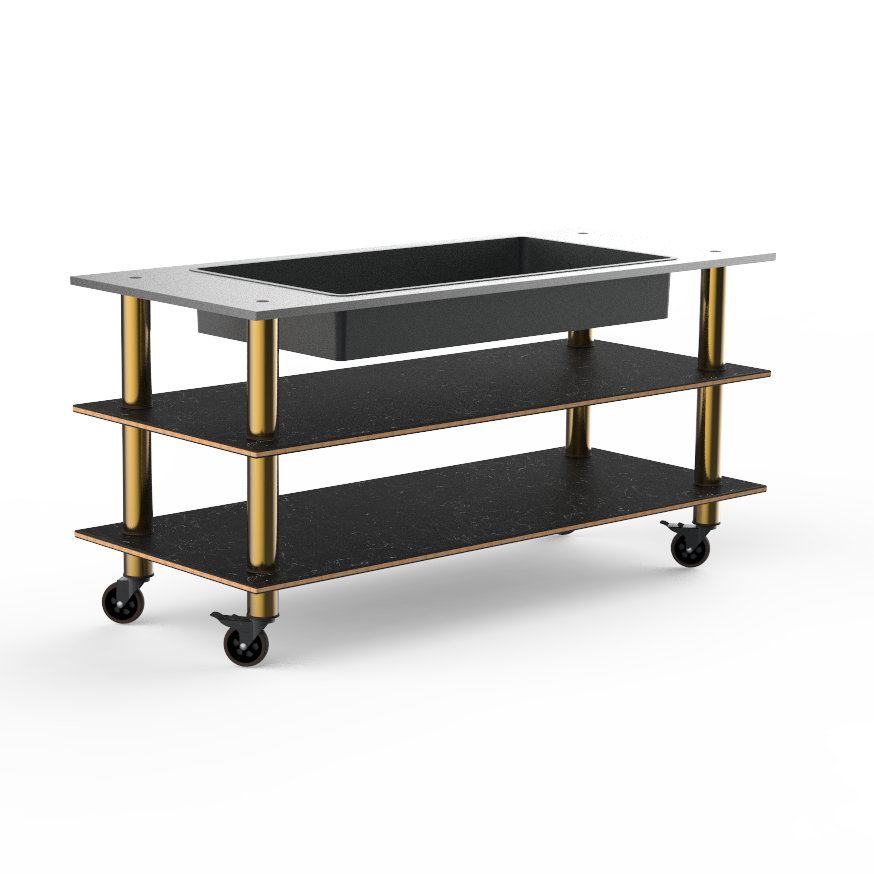 Salad Bar Station L 71.0" W 29.5" Modular