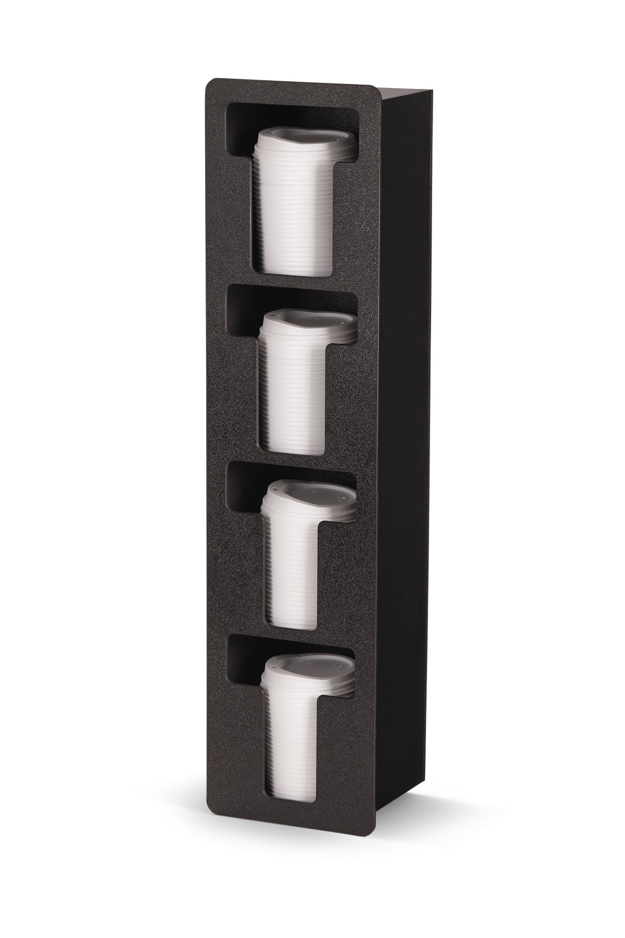 Flush Mount Vertical, 4 Column Lid Holder