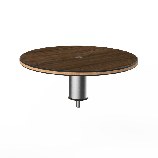 Round Low Display Shelf 18.0" Dia. Modular