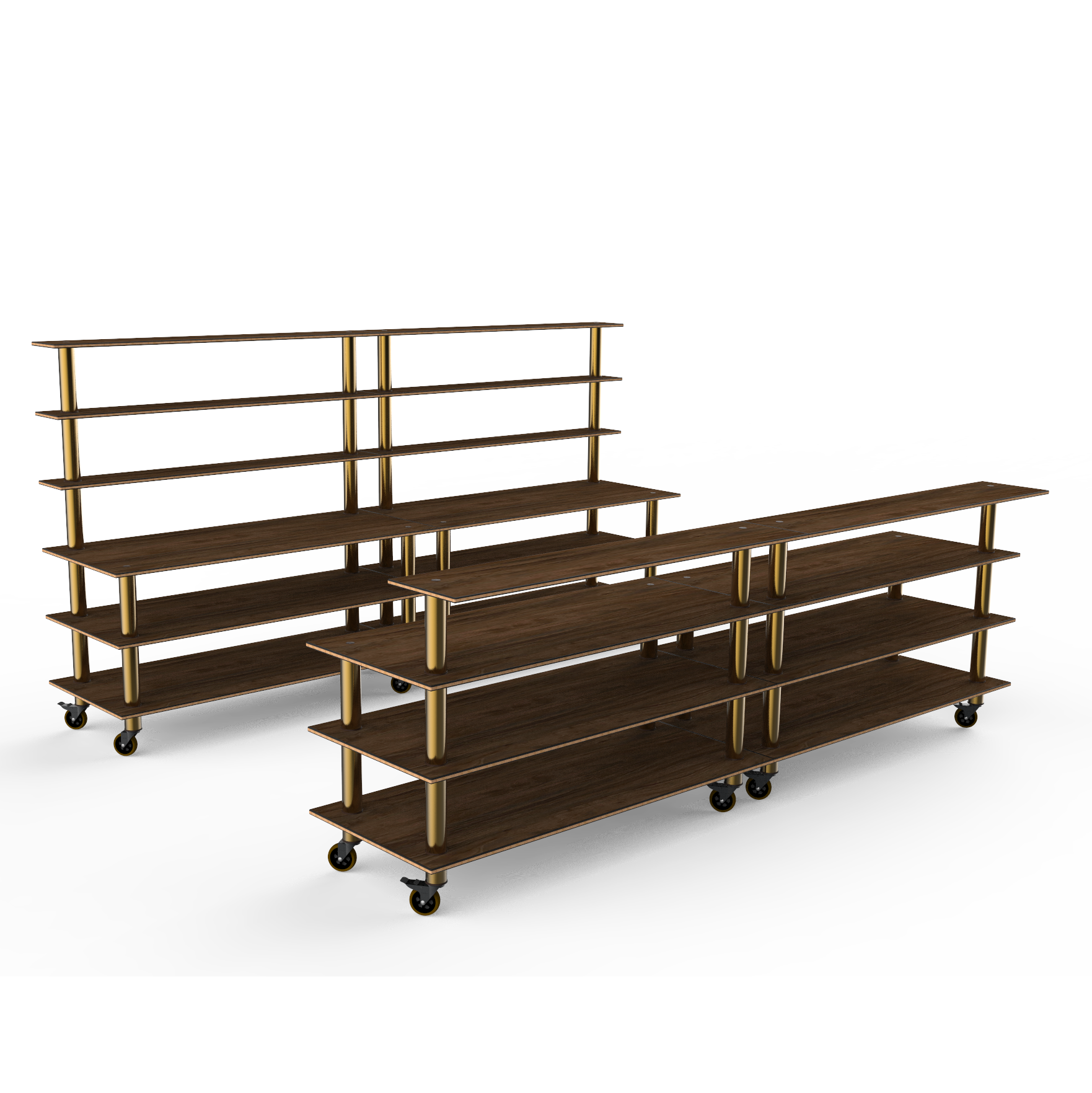 Double Bar Station L 141.75" W 34.5" Modular