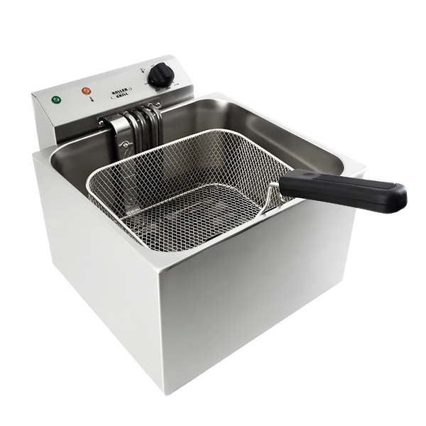 Roller Grill Fryer, countertop, electric, single fry pot, 25 lb.