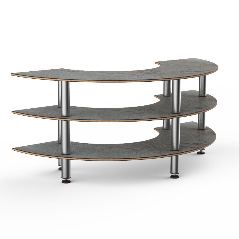 Creative Curved Station L 81.5" W 41.0" Modular