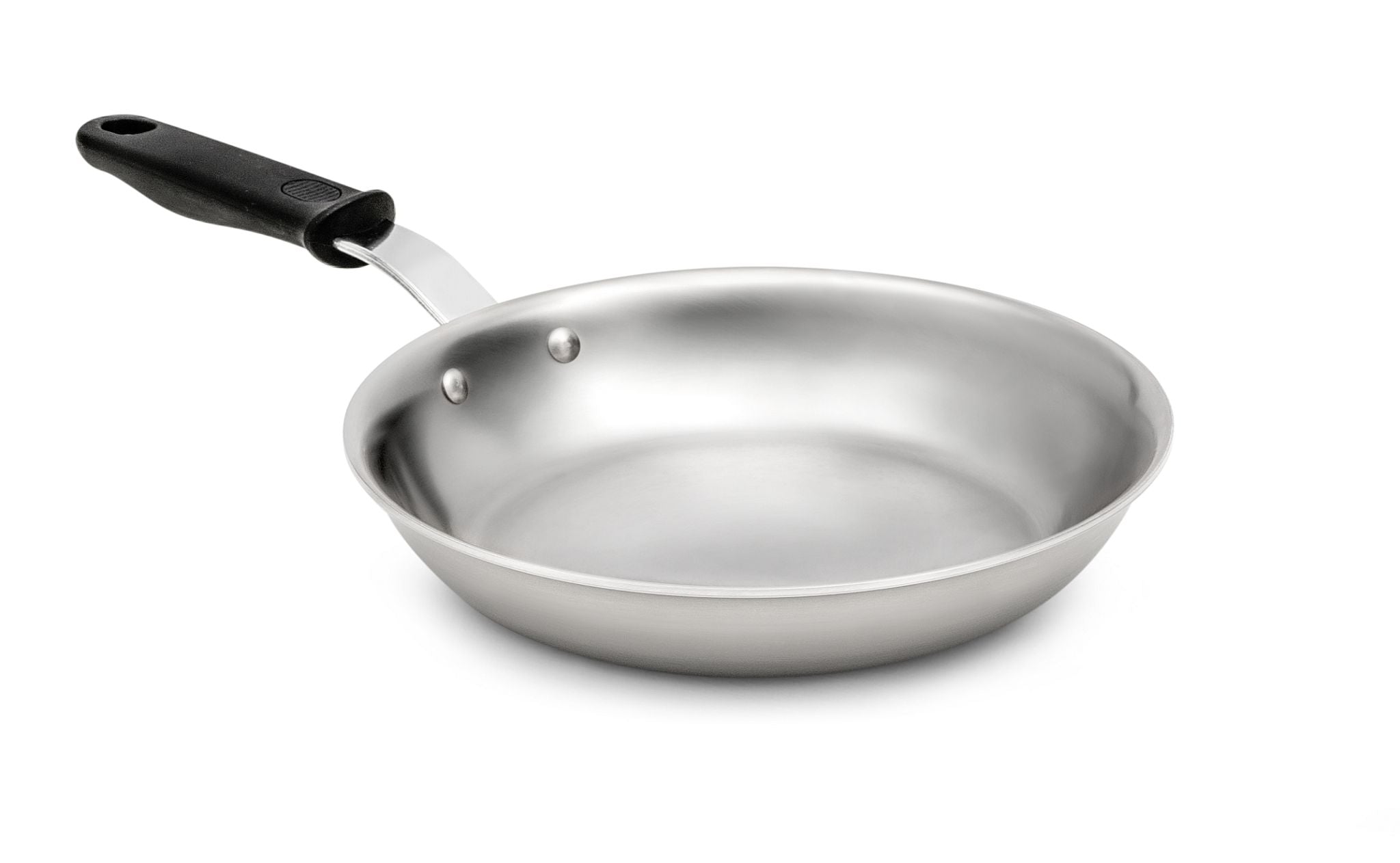 8-Inch Tribute® 3-Ply Fry Pan with Natural Finish and Silicone Handle