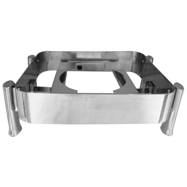 Square Stainless Steel Chafer Stand for 5.8 qt. Radiance Induction Buffet Server