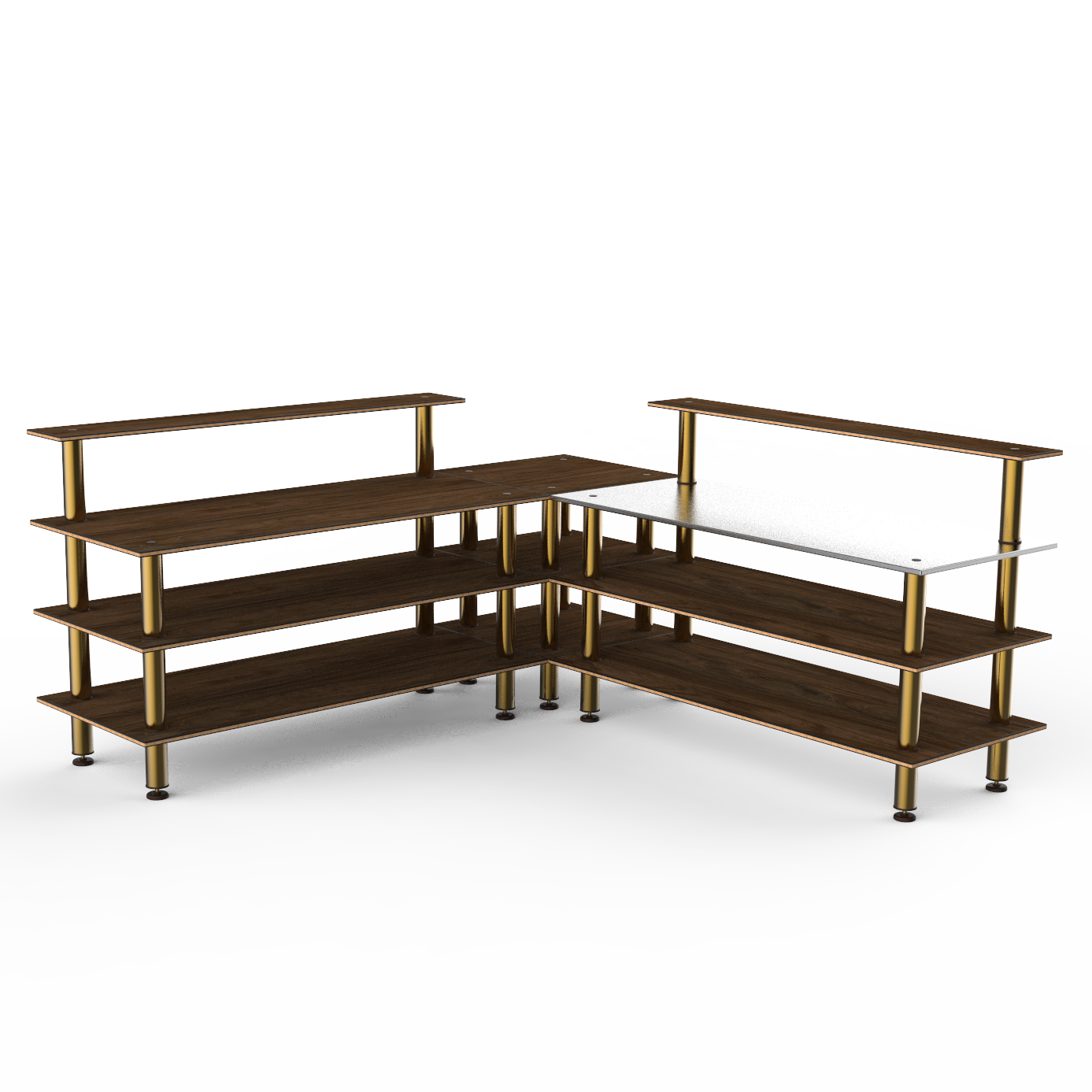 Pro Corner Station L 100.5" W 100.5" Modular