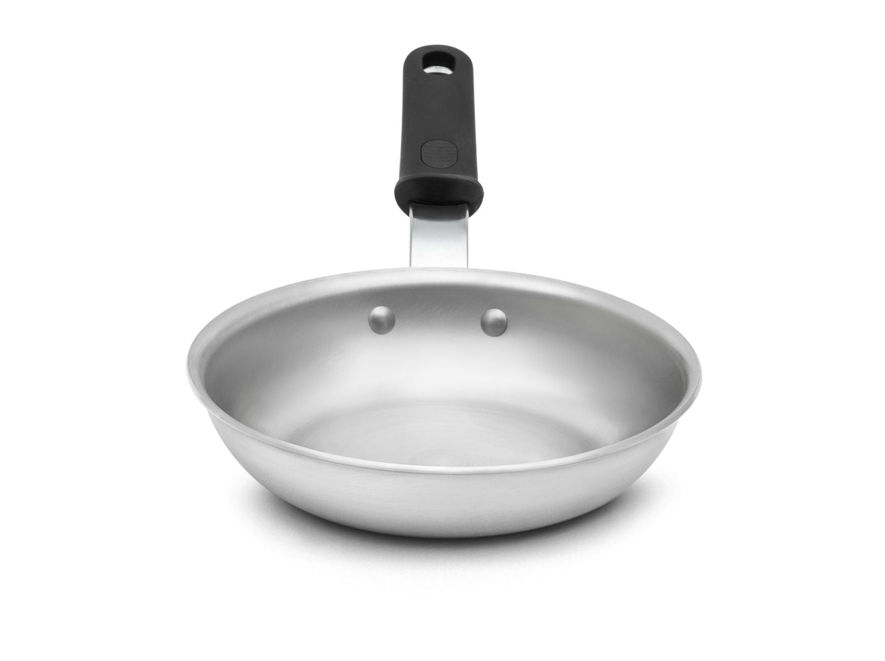 8-Inch Wear-Ever® Aluminum Fry Pan with Natural Finish and Silicone Handle
