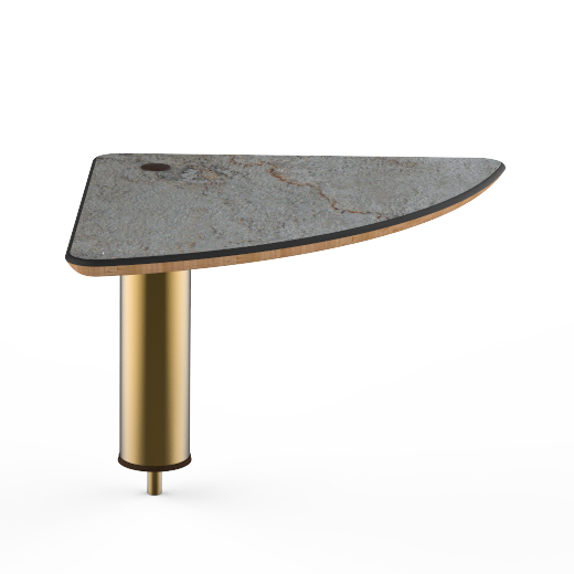 Triangle High Display Shelf L 17.0" W 17.0" Modular