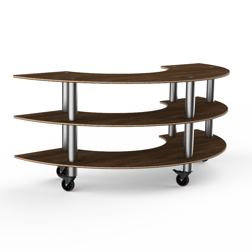 Creative Curved Station L 81.5" W 41.0" Modular