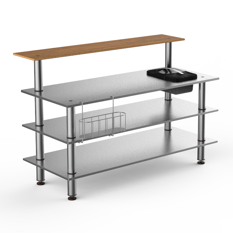 Pro Bar Station L 71.0" W 34.5" Modular