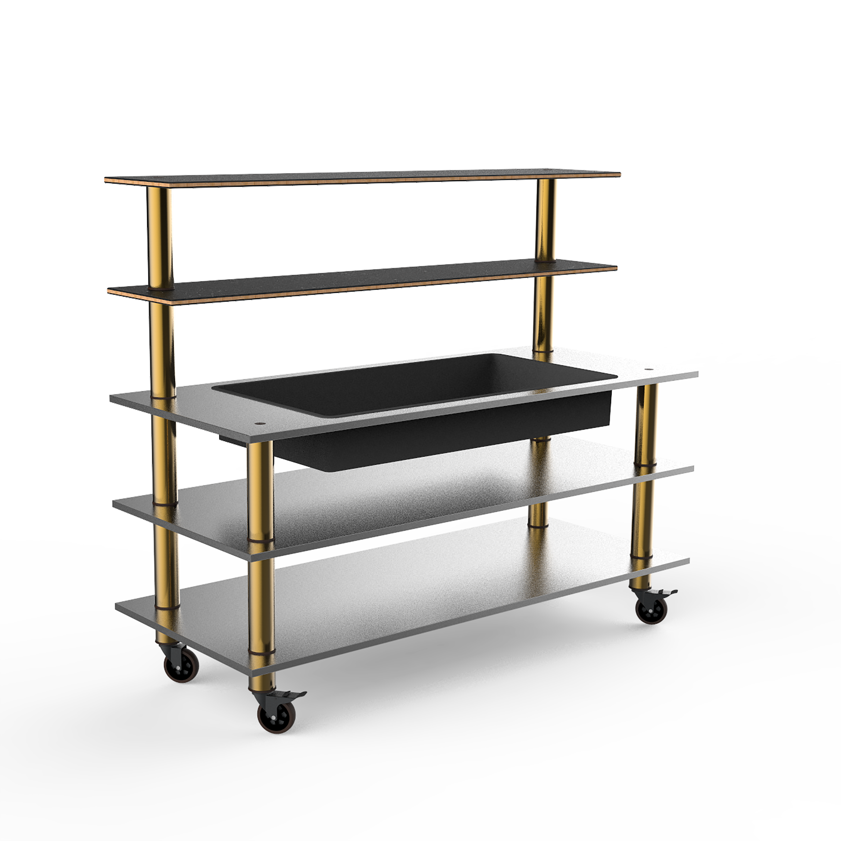 Pro Back Bar Station L 71.0" W 29.5" Modular