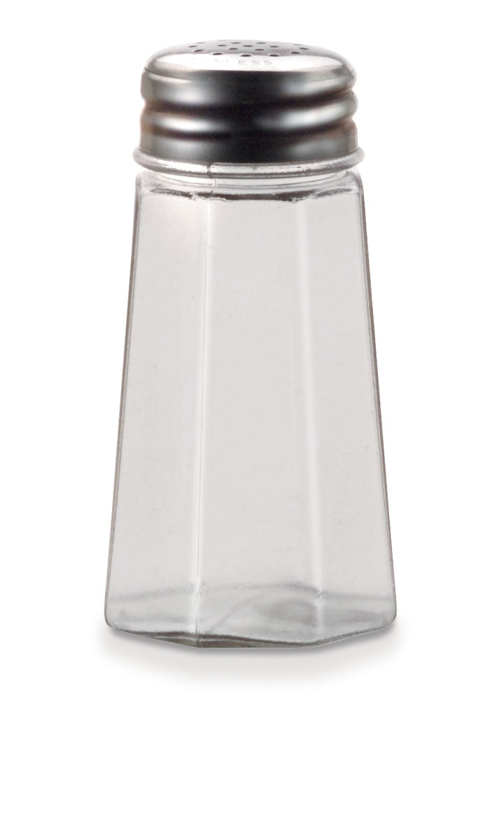 Traex® Dripcut® Paneled Polycarbonate Jar Salt & Pepper Shakers