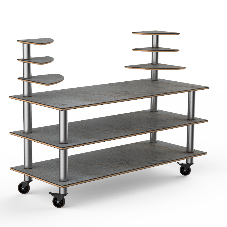 Classic Multi-Shelf Station L 71.0" W 29.5" Modular