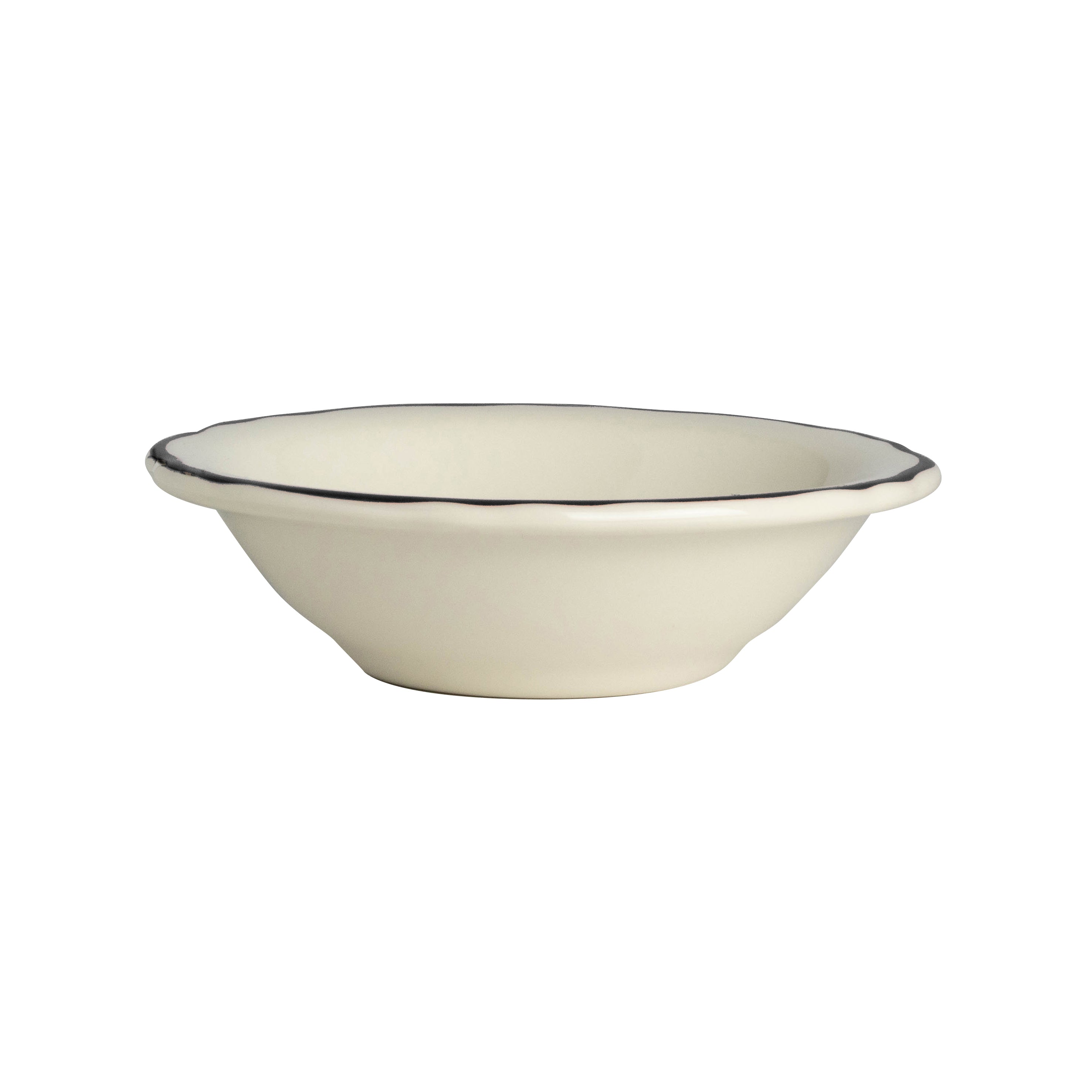 Grapefruit Bowl 6.375" Dia. (12.25 Oz) Styleline Black