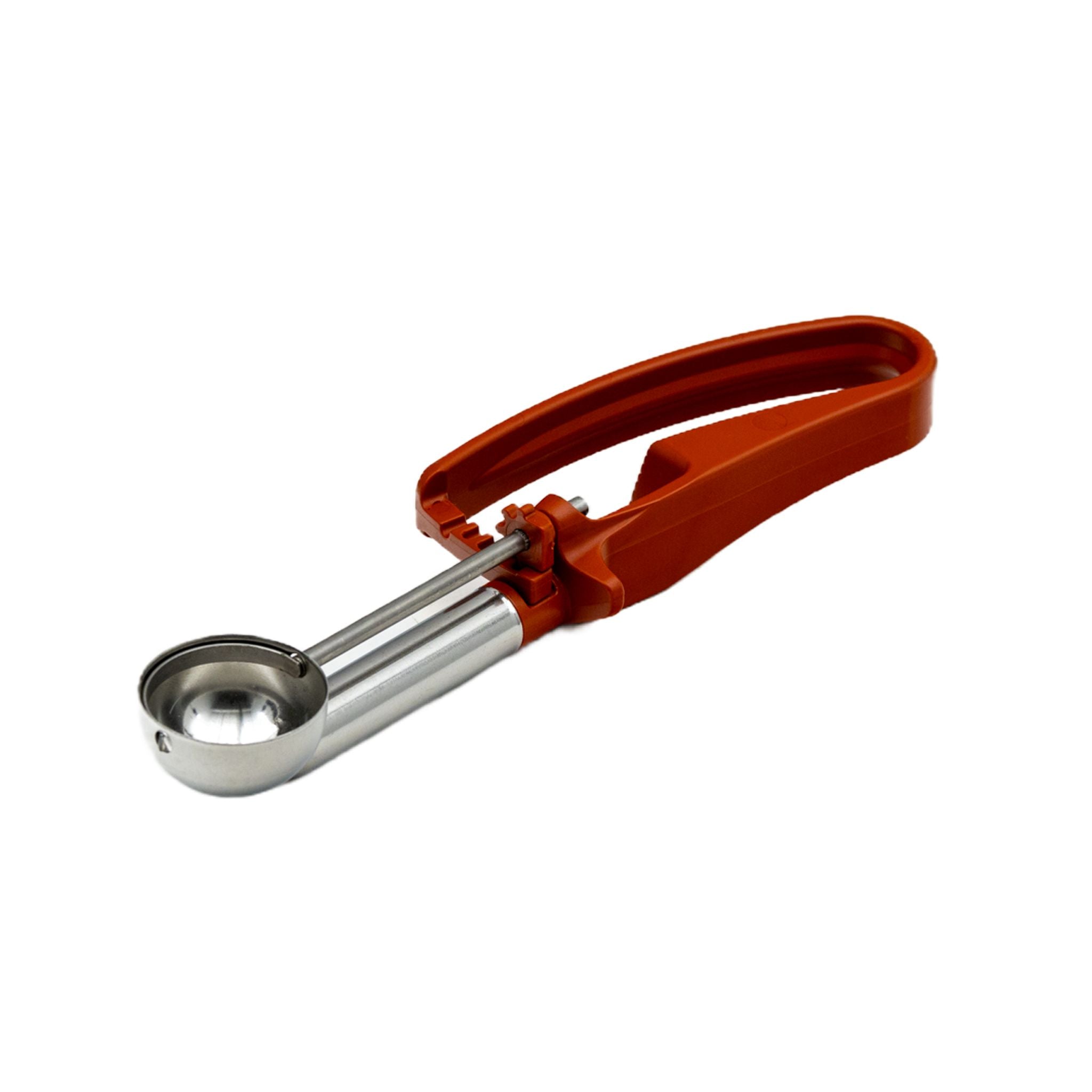 0.65 oz. Extended-Length Disher with Terracotta Squeeze Handle