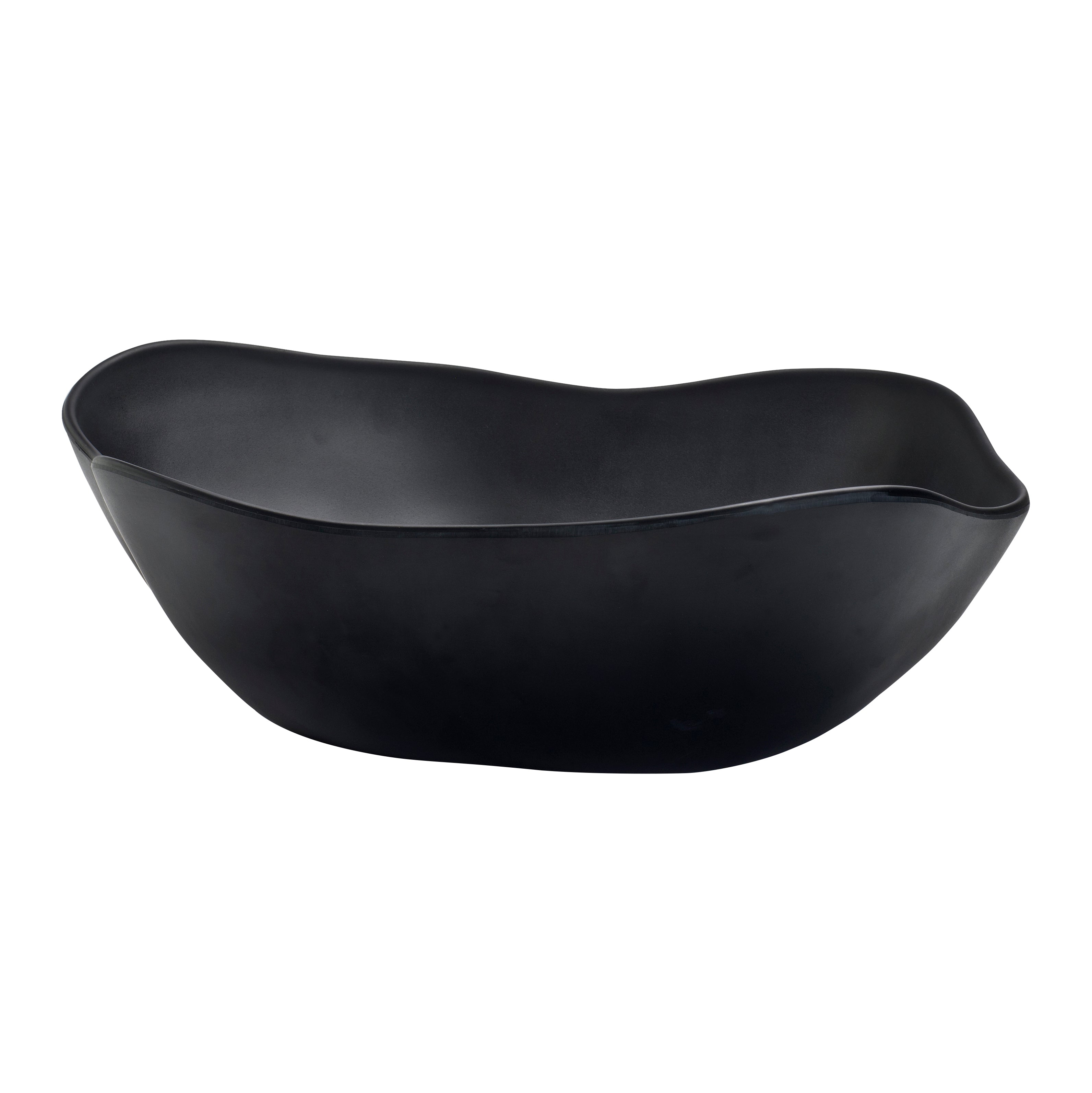 Salad Bowl L 18.0" W 14.0" (3.0 Gal) Marisol Black