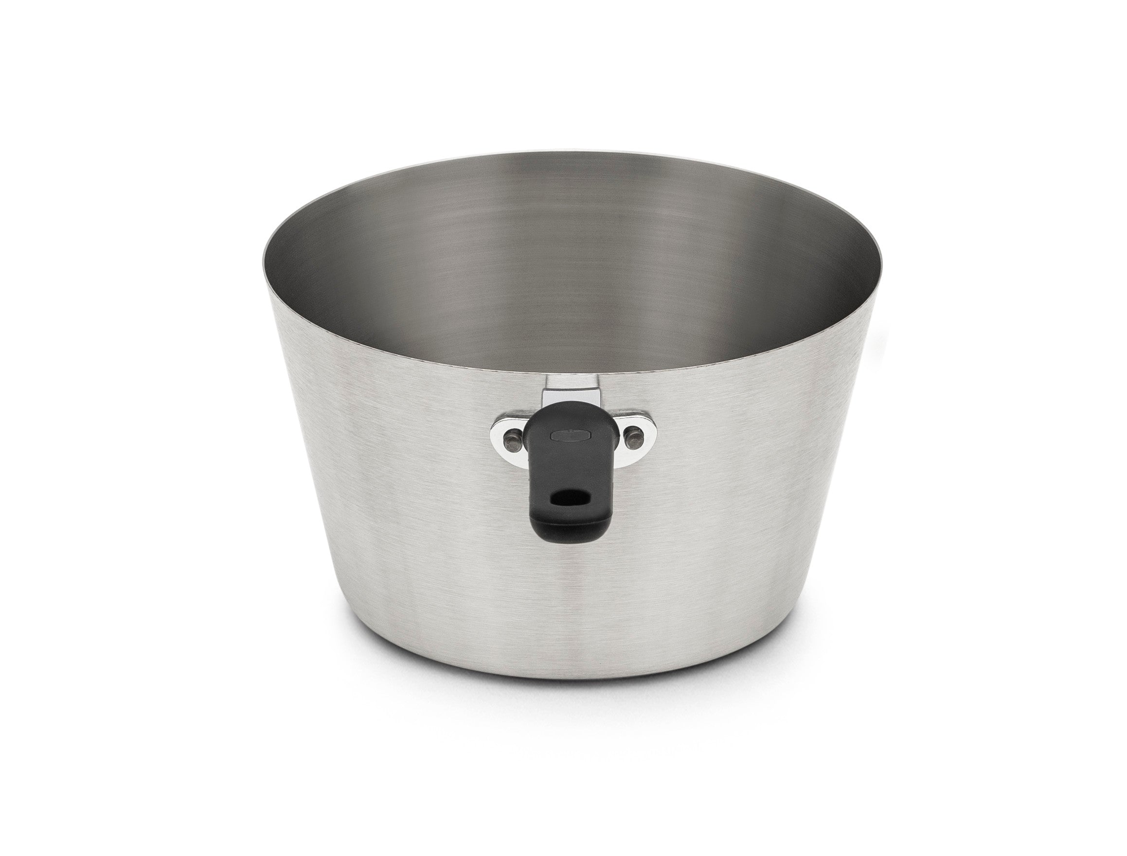 7-Quart Heavy-Duty Stainless Steel Tapered Saucepan and Silicone Handle