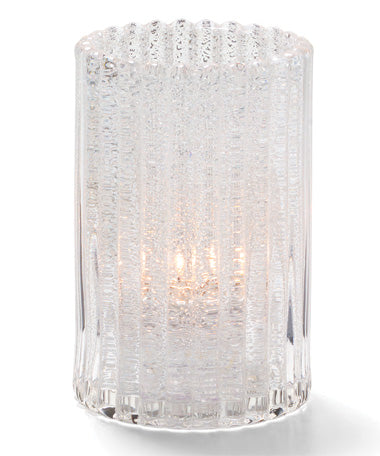 4-5/8" Clear Jewel Glass Vertical Rod Cylinder Lamp