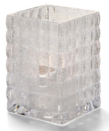 3-3/4" Clear Jewel Glass Optic Block Square Lamp