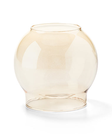 3-1/8" Gold Bubble Glass Fitter Globe