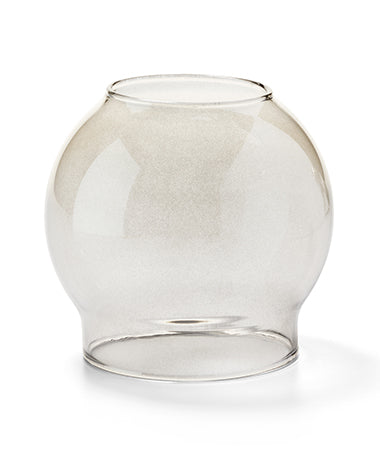 3-1/8" Smoke Bubble Glass Fitter Globe