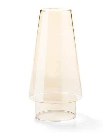 6-3/4" Amber Lustre Conical Glass Fitter Globe
