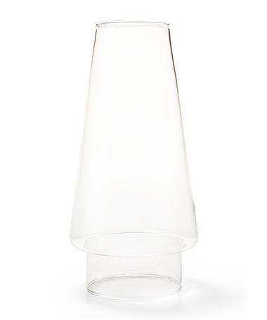 6-3/4" Clear Conical Glass Fitter Globe