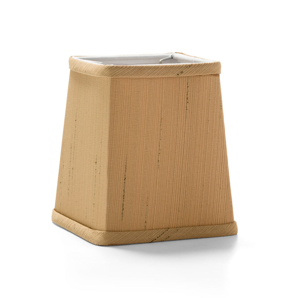 4-3/4" Sandstone Fabric Square Candlestick Shade