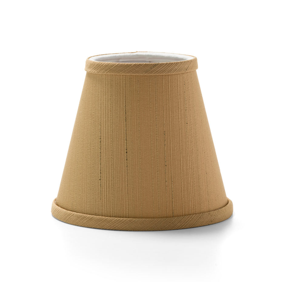 4-1/4" Sandstone Fabric Empire Candlestick Shade