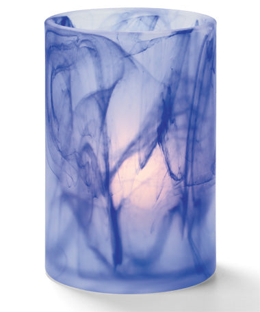 4-1/2"H Dark Blue Wysp™ Glass Cylinder Lamp