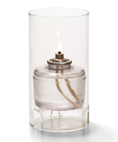 5-1/2"H Clear Glass Cylinder Lamp