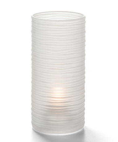 6-5/8"H Satin Glass Typhoon™ Candle Lamp Base