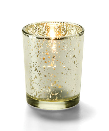 2-5/8"H Golden Glitter Fleck Cylinder Lamp