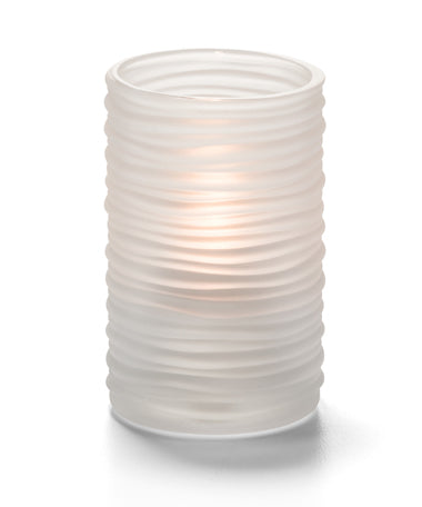 3-1/4"H Satin Mid-Size Typhoon Candle Lamp