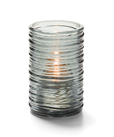 3-1/4"H Smoke Typhoon Candle Lamp