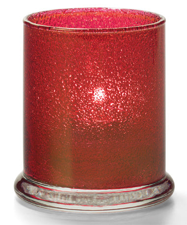 3-5/8"H Ruby Jewel Glass Cylinder Votive Lamp