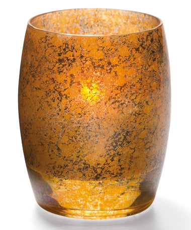 3-3/4"H Antique Gold Glass Contour™ Votive