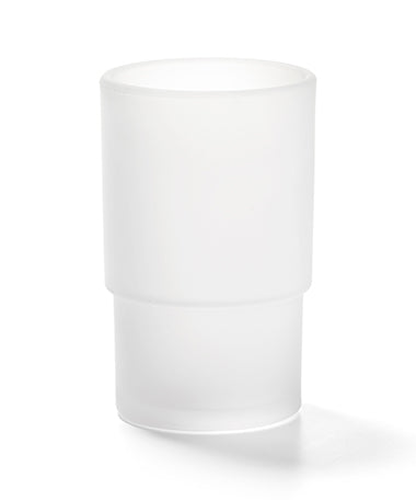 4-1/2"H Satin Crystal Glass Horizon Nested Globe