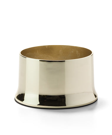 2"H Polished Brass Round Metal Cocktail II™ Lamp Base