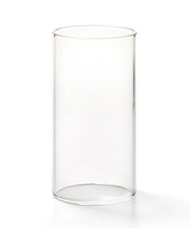 4-5/8"H Clear Tall Glass Cylinder Globe