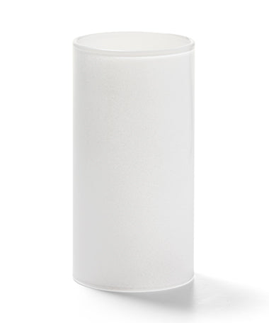4-5/8"H Satin Tall Glass Cylinder Globe